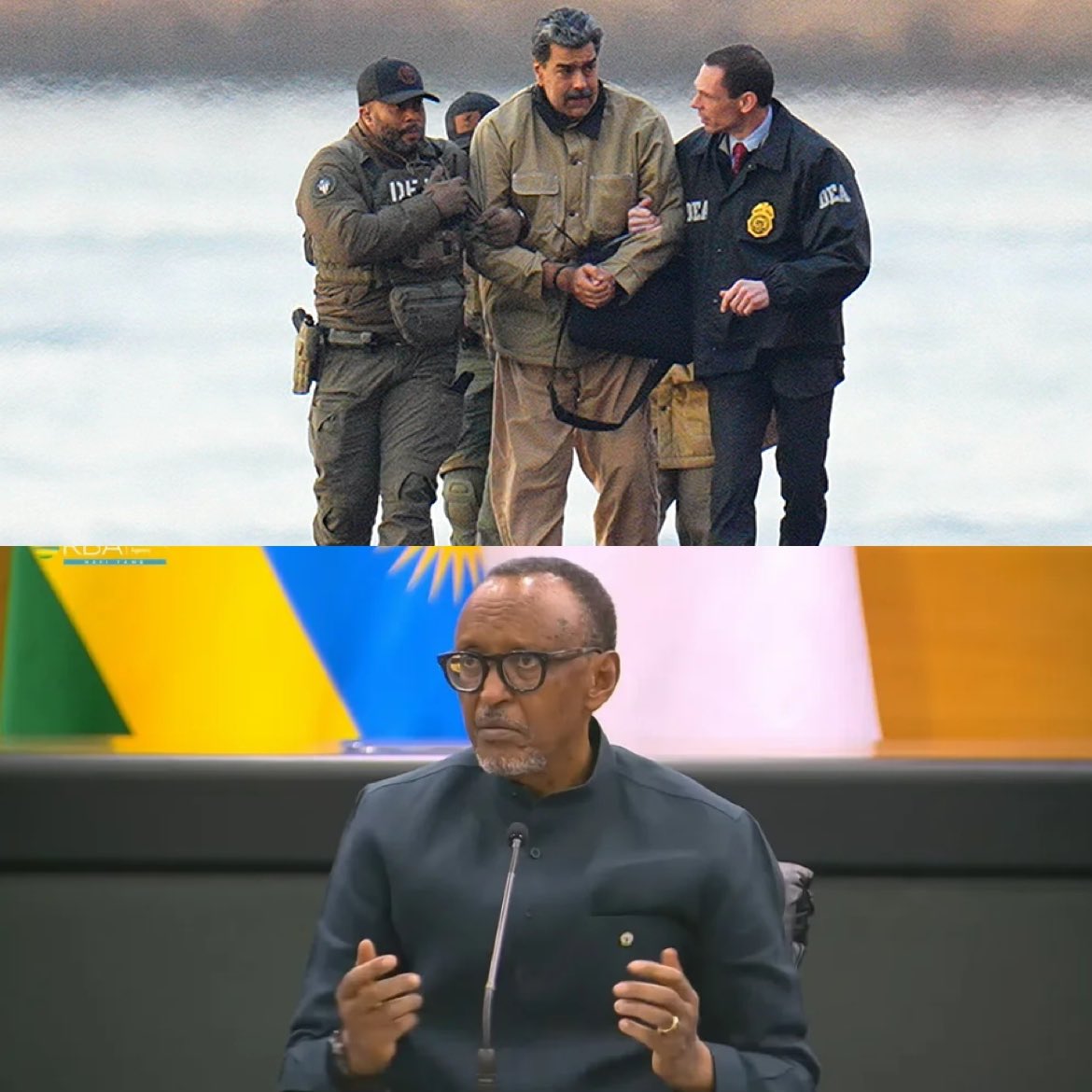africans816671's tweet photo. The USA captured Nicolás Maduro and then controlled around $8 billion worth of Venezuelan 🇻🇪 oil exports.

The same USA made a deal with Congo 🇨🇩 involving around $9 billion worth of mineral assets.

If they can capture Maduro when billions of dollars are involved, why can’t they capture Paul Kagame too?

The USA needs to land in Kigali and capture Paul Kagame as he refuses to obey the peace agreement and continues the atrocities in eastern Congo.

How long are we going to keep watching this happen?