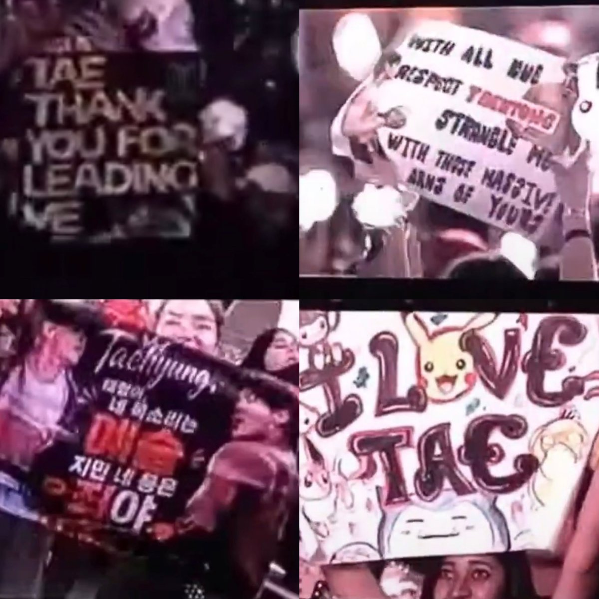 naver_taehyung's tweet photo. Throughout the Columbia concert, screams were LOUD for Taehyung! 
There were lots of banners for Taehyung during army time and Taehyung’s "¡qué chimba!" went viral!

🐯I'm studying Spanish, but my Spanish still isn't very good. Is my Spanish fine? Yes? I don't believe you. So help me out, besties!
Today I was very, very, very, very happy. I was dying to see you all, and now that I'm here with you. Bogotá, it's super cool. That's how you say it, right!
Next time I come back, I'm gonna speak much better Spanish. So, with that, see you again here. I love you so much, Bogotá. Thank you very much. Mucho Picante!

BIG V IN COLOMBIA 
PURO TALENTO TAEHYUNG 
#V_WORLDTOUR_ARIRANG_BOGOTA 
#BTS_WORLDTOUR_ARIRANG_BOGOTA
#V #뷔  #BTSV #방탄소년단뷔  #태형