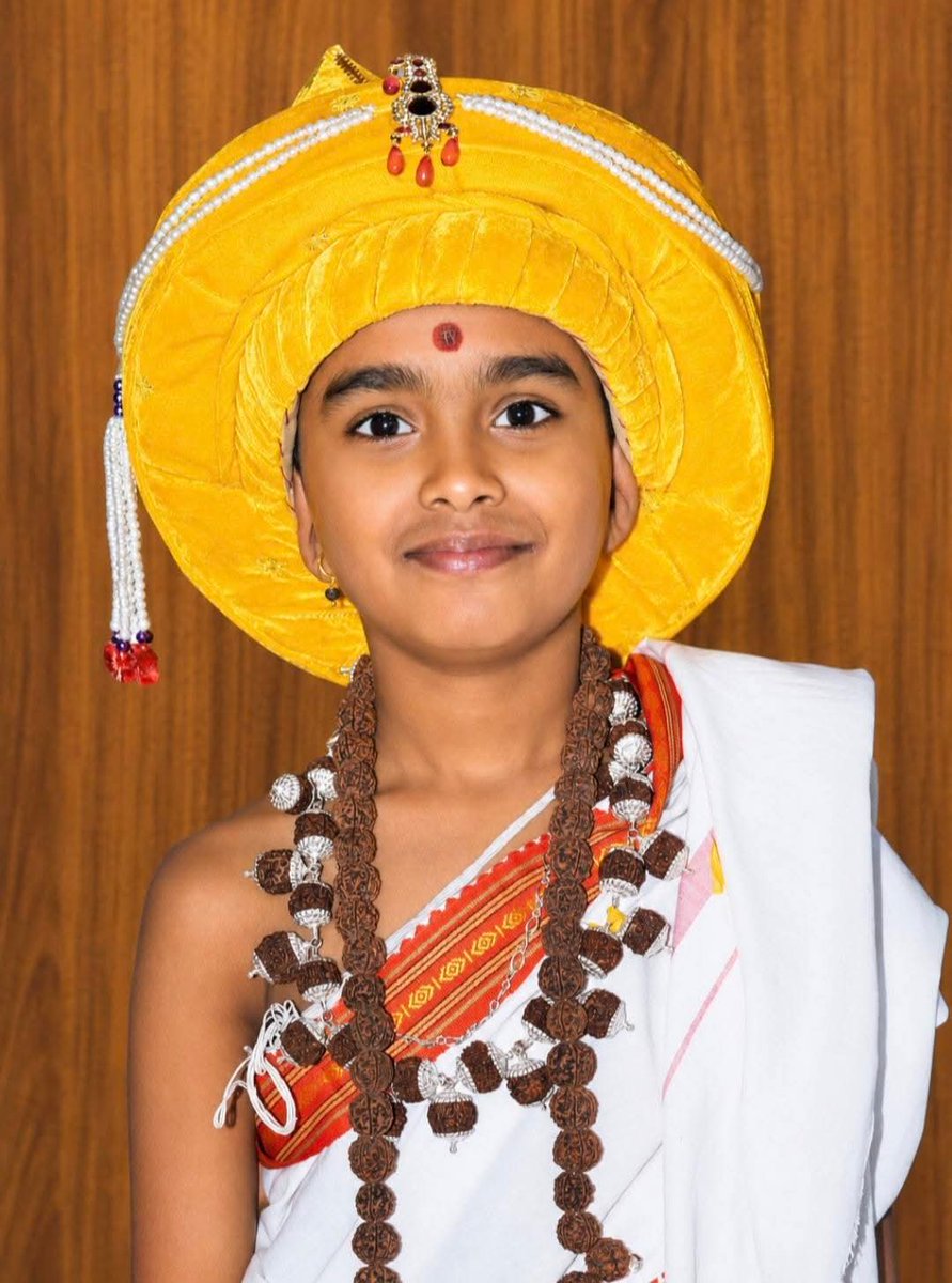 adarshahgd's tweet photo. Best wishes to 13 year old Samarth who is going to participate in Vishwavikrami Kantasta Danda Krama Parayan in Kashi 🙂👍 https://t.co/GCE9DPxe85