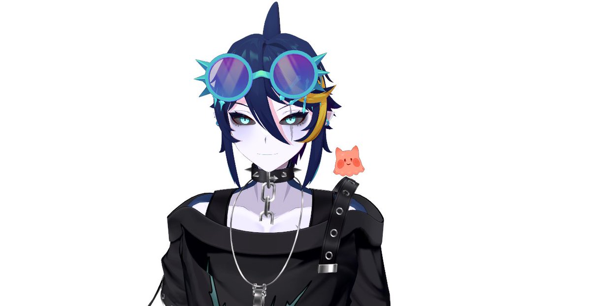 MagicNecroVT's tweet photo. In case you missed me showing off my new 3D model, here it is! New hair plus casual outfit 

You can finally see both my eyes https://t.co/iPZXBmZz0G