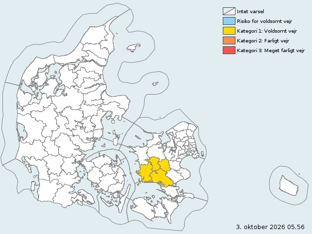 DMI warnt vor dichtem Nebel und Reifnebel in Dänemark