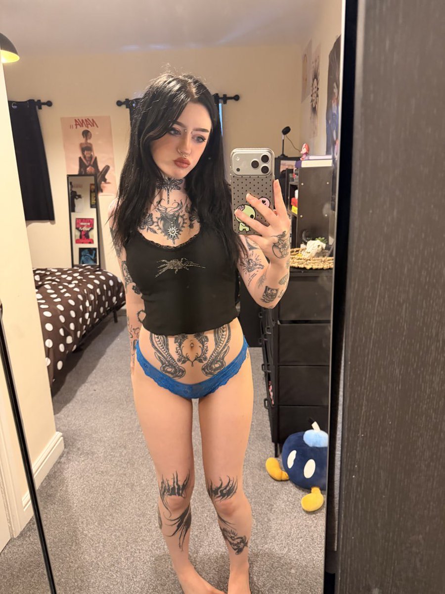 lilacofDmoon32's tweet photo. A little ink, a little attitude, and just enough mystery to keep you curious 🖤💙✨😉 https://t.co/aRh07kOCUT