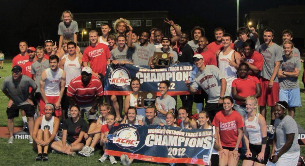 Coach___Davis's tweet photo. S/O to the 2011-12 XC/Track Team for getting inducted into the Friends University Athletics Hall of Fame today!

The Men &amp; Women both won XC, Indoor, and Outdoor Conference Titles that year.. sweeping the KCAC in dominant fashion and breaking lots of records along the way https://t.co/xuwLYoqY3s