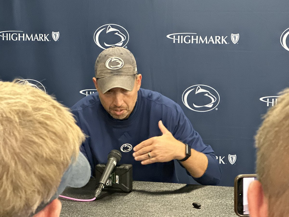 Joel_Haas1's tweet photo. Matt Campbell said Penn State did not consider putting in backup QB Alex Manske in tonight’s loss https://t.co/tTDpzl661S