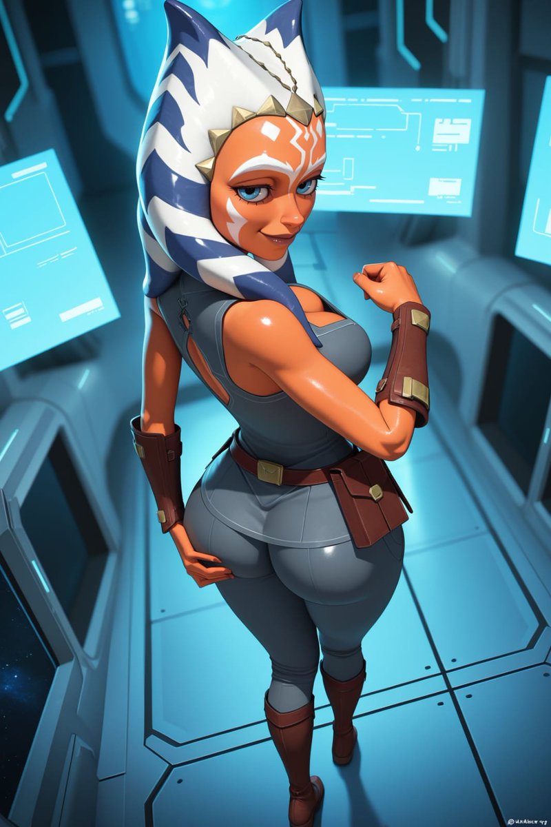 FantasyFrameAI's tweet photo. Ahsoka SFW https://t.co/5QcFelEOwm