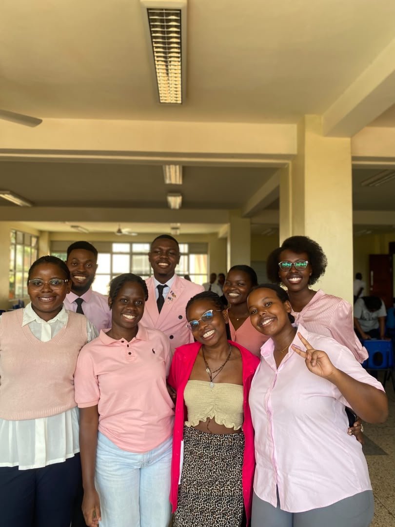 MakWola's tweet photo. Pink Friday was a success! 💗 Thank you to everyone who wore pink, showed up and bought a ribbon. Every ribbon sold goes towards the fight against breast cancer, and your support turned awareness into action. 🎀
#PinkFriday #BreastCancerAwareness #WOLAMakerere https://t.co/ha1ZDvl7pI