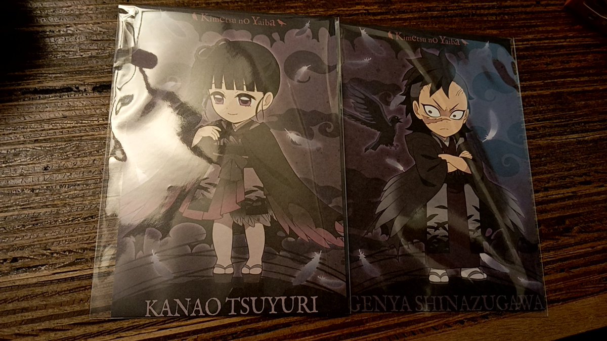 kinoto93's tweet photo. 交換　鬼滅の刃　マチアソビカフェ　ufotablecafe　ハロウィン2026　ポスカ

出】カナヲ　玄弥
求】善逸　決まり次第禰󠄀豆子ちゃん

ただいま東京1階におります。
宜しくお願い致します。 https://t.co/Dhm85JcbkL