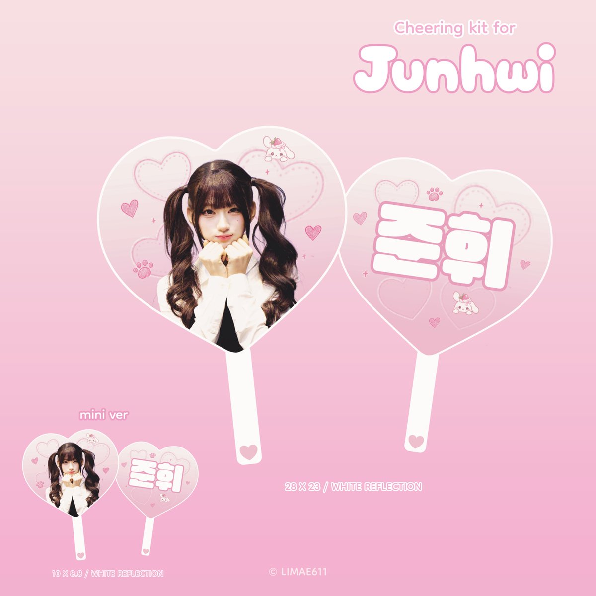 limae611's tweet photo. 2026 [𝑺𝑨𝒀 𝑴𝒀 𝑨𝑪𝑨𝑫𝑬𝑴𝒀]
Cheering kit for JUNHWI
© LIMAE611

🗓️10/03~10/13 23:59(KST)
🛒 https://t.co/qNsTzeuc4k

*RT 추첨 한 분께 슬로건을 드립니다💌
#세이마이네임 #SAYMYNAME #준휘 #JUNHWI https://t.co/HgaO64bbky