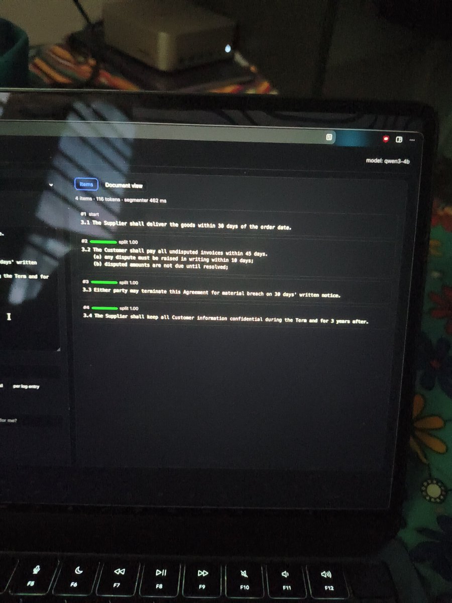 DopeRakshith's tweet photo. @michael_chomsky Working on the same thing rn , segmenter model https://t.co/HAbumGmuQz