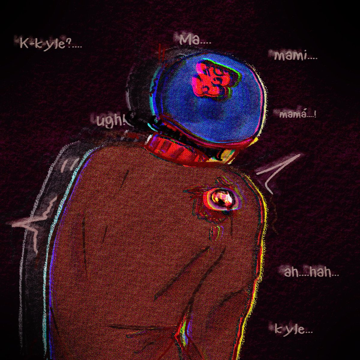 Zesnuly's tweet photo. Day 1 'Infected'
// Bullet hole
#spstan #sptwt #xxanemiagoretober https://t.co/r0QWSLDdbN