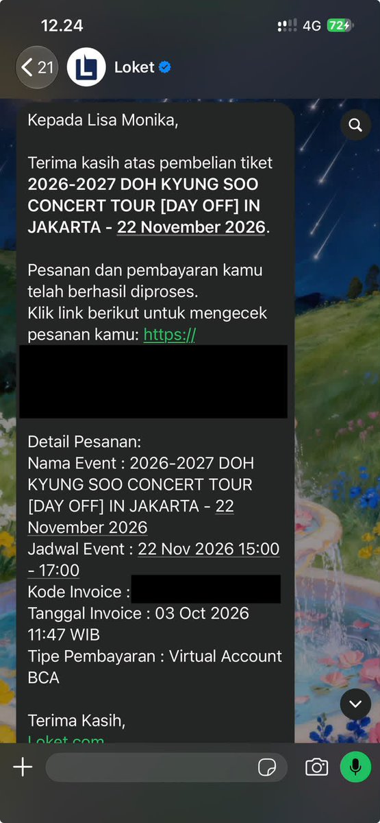 putriangels07's tweet photo. [HELP RT] .WTS Day Off Kyungsoo Day 2 cat 2A
Aku lebih krn day 1 tadi belum dapet… trnyata dapet juga yg day 1 nya
Bisa dm ya!!
Punya temen aku gaes yuk yang mau bisa DM aku
#wts #dayoff #dokyungsoo 
#dayoffconcert https://t.co/XsIbyiyhjx