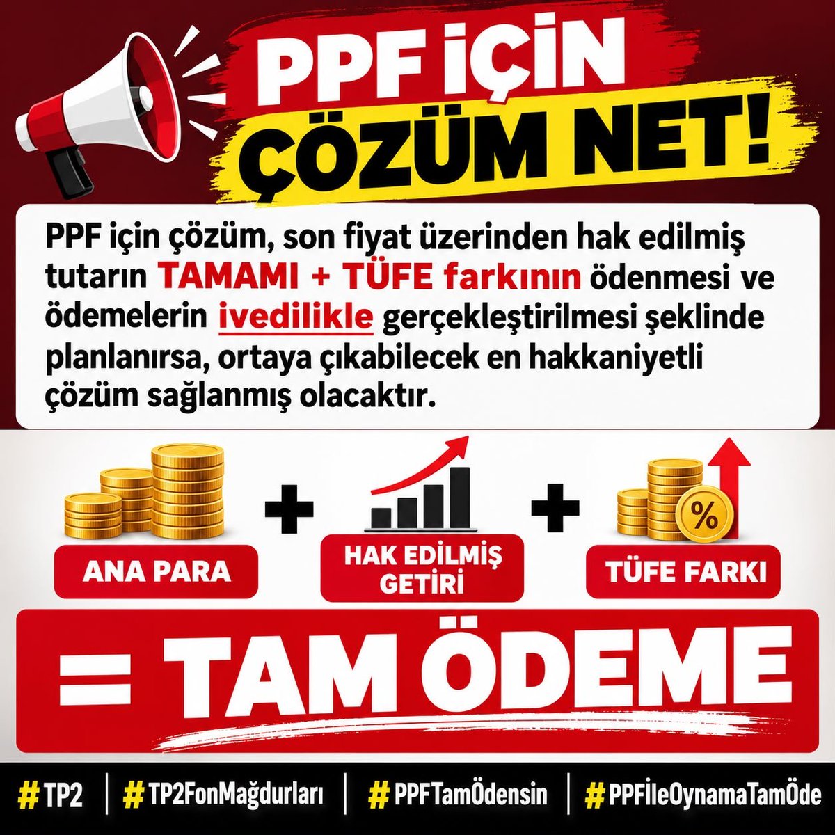 TB0682's tweet photo. Ağlamak istiyorum... Yıllarca biriktirdiğimiz paramız #TP2'de mahsur kaldı. Tek amacımız, evimizi alana kadar paramızı en az riskli fonda güvenle bekletmekti. Doğru evi bulmayı beklerken 2 ay içinde hayatımız altüst oldu.

Biz yatırım macerası aramadık. Ana paramızı korumak istedik.

#AnaParaGüvencesiVerilsin #HerFonaAnaPara #CevdetYılmazAnaPara #TP2