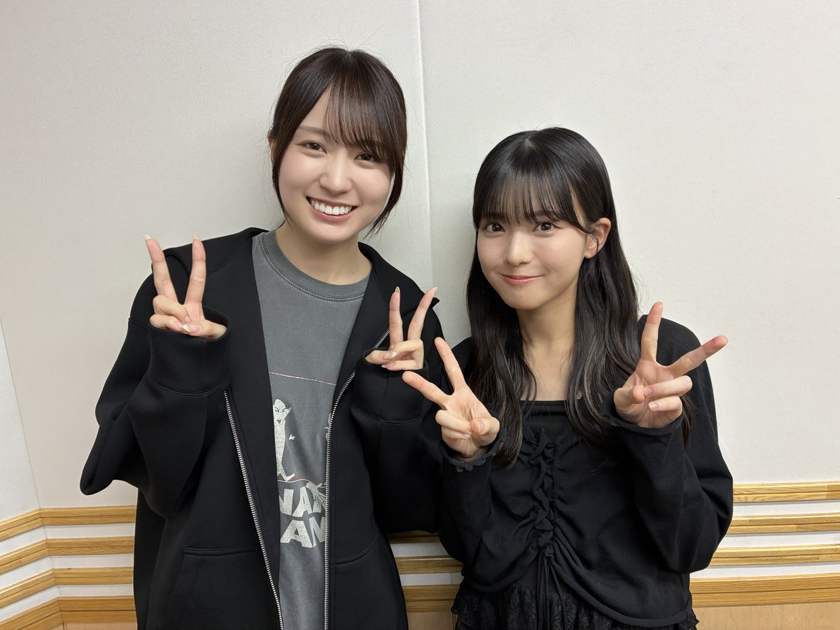 nogi_joqr's tweet photo. ✨#乃木のの お知らせ✨

本日は、#瀬戸口心月(MC)、＃賀喜遥香  がお届けしました🌙
お楽しみいただけましたか？

次回10/11（日) 18:00からは
5期生の　＃岡本姫奈 が出演👋

📻聴き逃し配信はこちらから！
👉https://t.co/lZhDQYkDVN

#乃木坂46 の「の」
#文化放送 https://t.co/6qMdgZIi7K