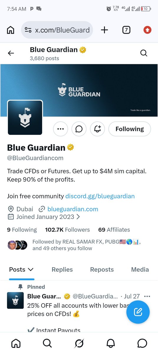 Nelson_Jnr_Fx's tweet photo. @maikilo_Fx @BlueGuardiancom Done ✅ https://t.co/cUfCGlGKSY