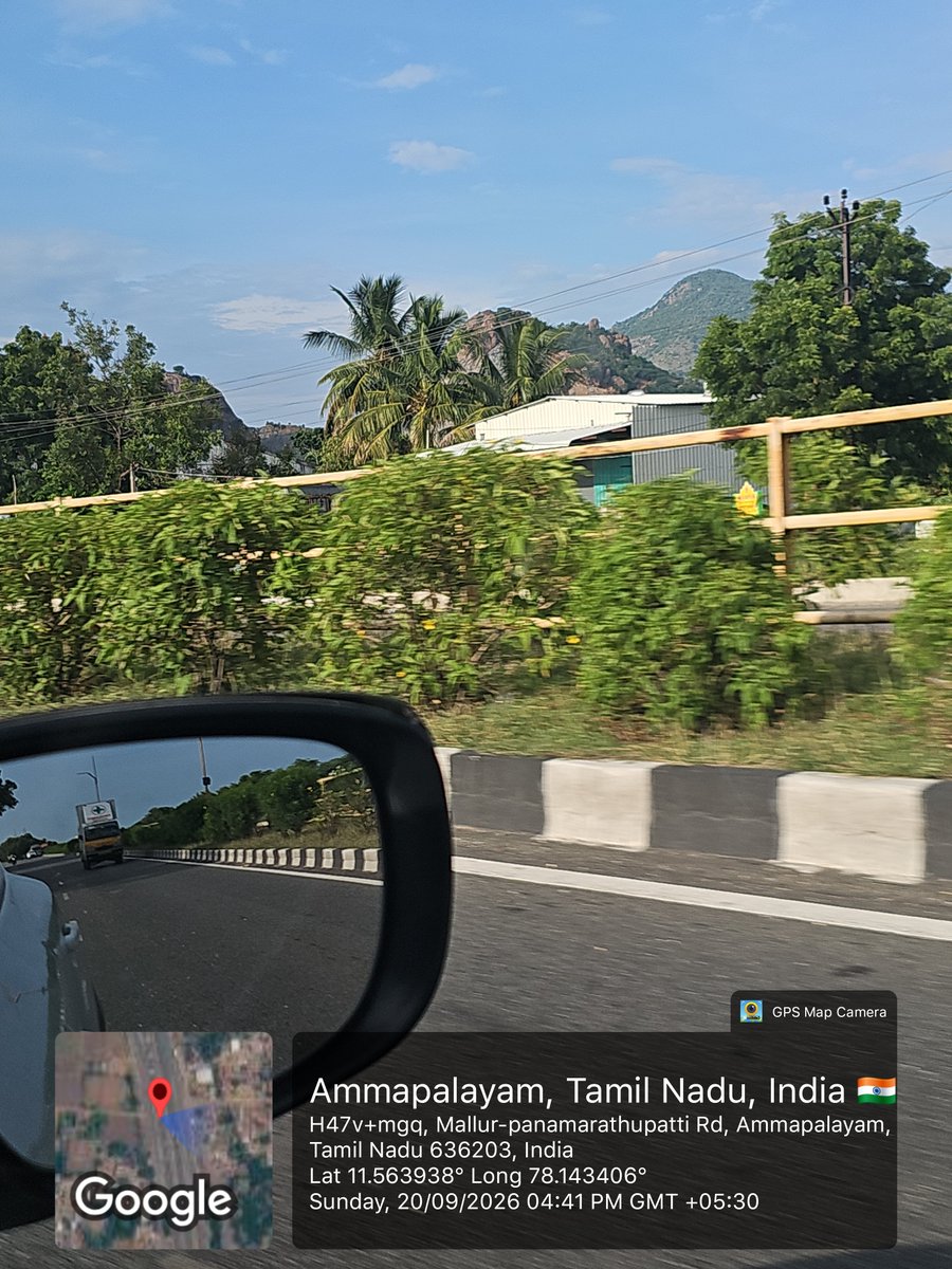 im_Ravi_Bala's tweet photo. @drtkprabhu_TVK 

Hello sir. Take a look at this picture, a big mountain is almost eaten away by culprits in past 6 to 7 months.  
Near salem that too in NH44 highway. https://t.co/KvVoJVEEuI
