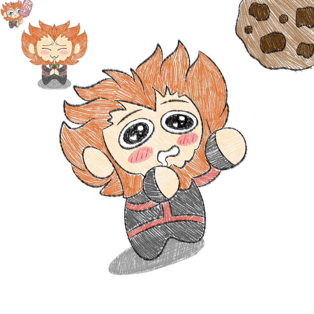 Mrs_Delafleur's tweet photo. @assistangel_ Lysandre absolutely adores the cookie and thanks you for it! https://t.co/mc6thnotMb
