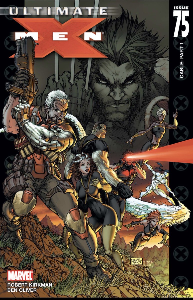 Daily_Cable's tweet photo. Ultimate X-Men #75
Such a dope cover by Michael Turner
#Cable #marvel #marvelcomics #art #comics #90scomics #90smarvel #90sxmen #comicart #xmen #xforce #mutants #90s #dailyCable #Cableaday https://t.co/eIYy3CucYr