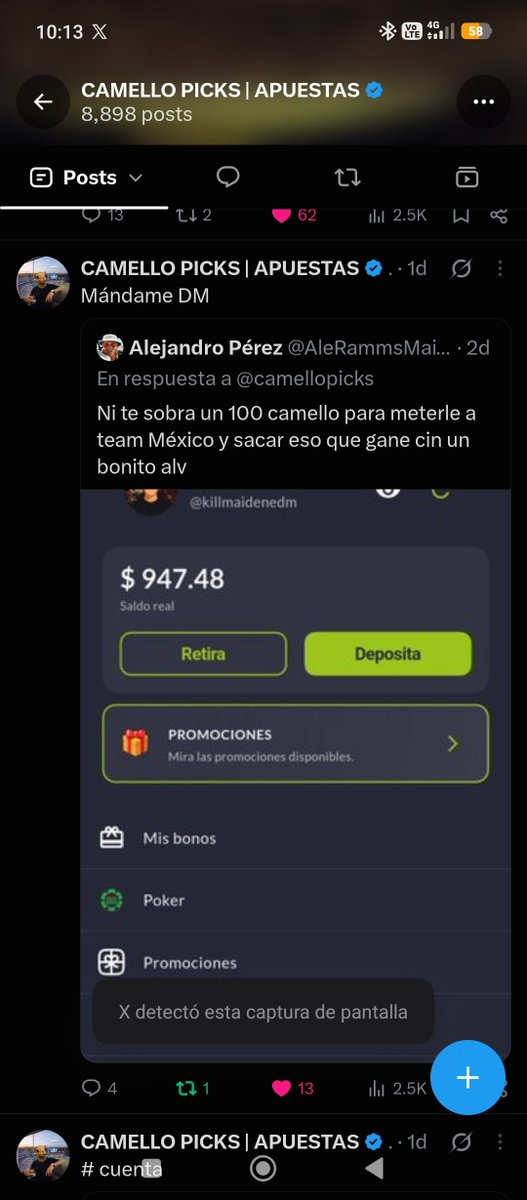 AleRammsMaiden's tweet photo. @camellopicks Compa @camellopicks yooo sigo pendiente esos 947 ya van en 2100 https://t.co/yn8S4eTKNd