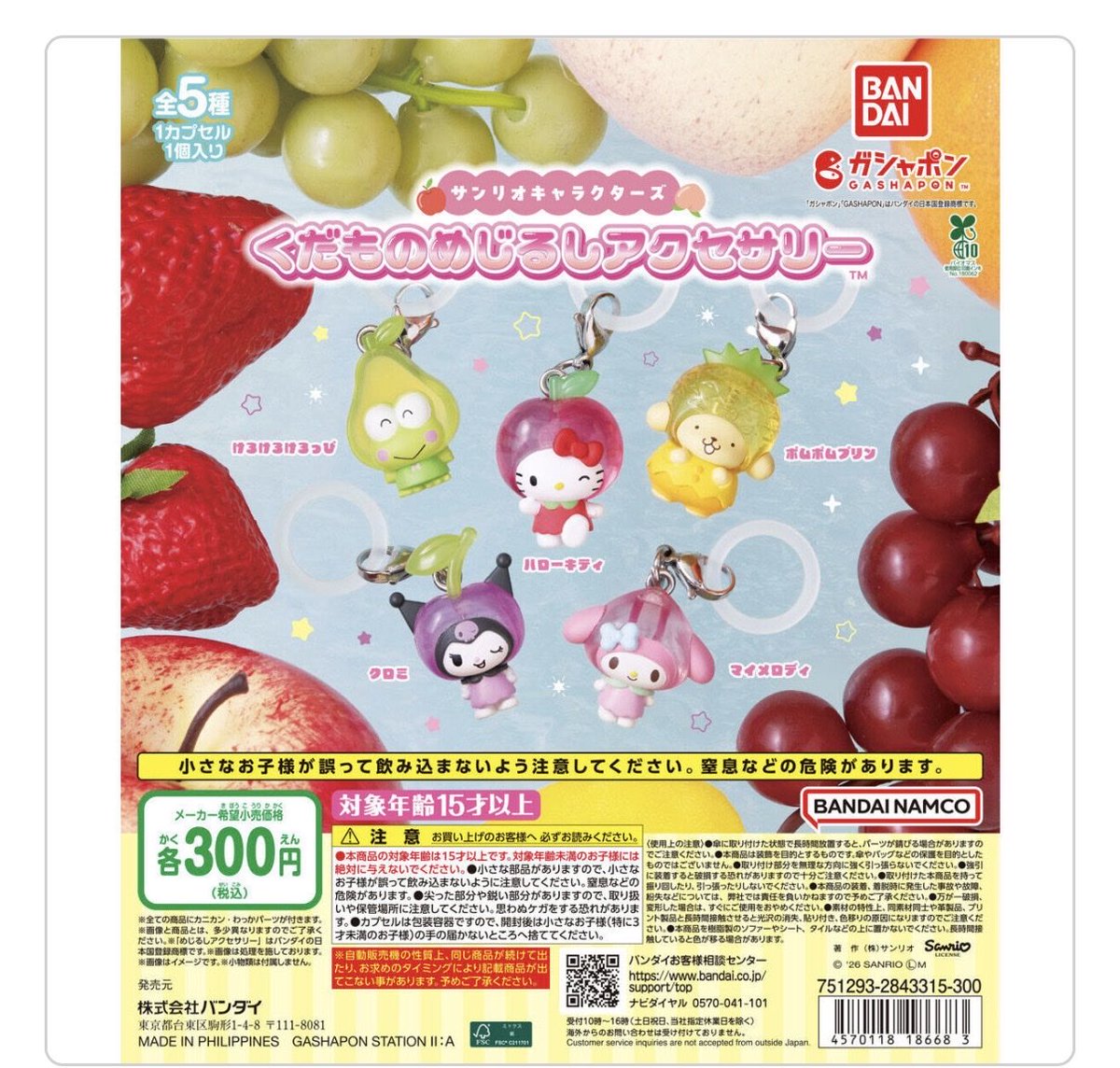 cnyrrr3's tweet photo. サンリオキャラクターズ くだものめじるしアクセサリー　交換

【譲】けろっぴ
【求】プリン　キティ

大阪手渡しか、郵送希望です◎
リプもしくはDMまでお願いいたします◎ https://t.co/AWETvIEs5N