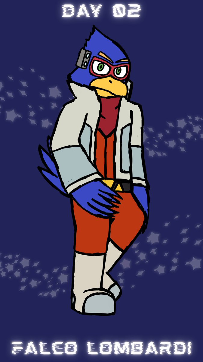 sevenspirits07's tweet photo. Here's Day 02 of my Star Fox themed Inktober challenge.

Big thanks to @imAndrewRussell for voicing him in the 2026 SF game.

🌟🐦

#StarFox
#FalcoLombardi https://t.co/vZn1CN6GGB