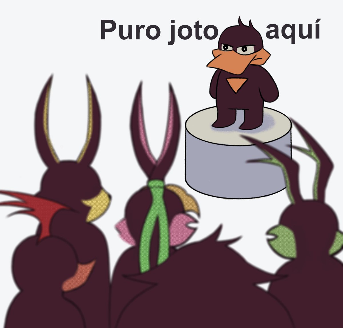 Anemonaaz's tweet photo. Siento que pato peligro es este meme o al menos es la vibra que me da (además quedo raro y no quiero subirlo a mis otras cuentas...)
#Loonatics https://t.co/P7s7T3J3aD