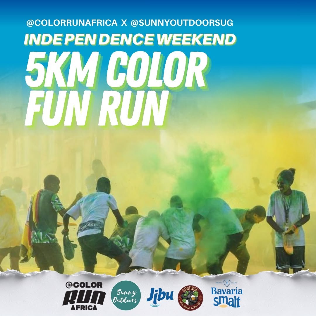 IsamichaelReal's tweet photo. Get ready for the ultimate Independence celebration!
Join the 5KM Color Fun Run on 10 October at QuePasa Bugolobi, starting 7AM. Expect music, games, color blasts, surprises and unforgettable vibes!
Grab your ticket now: https://t.co/fIII7vPPvu #IndependenceColorRun https://t.co/c6VVEjOTbC