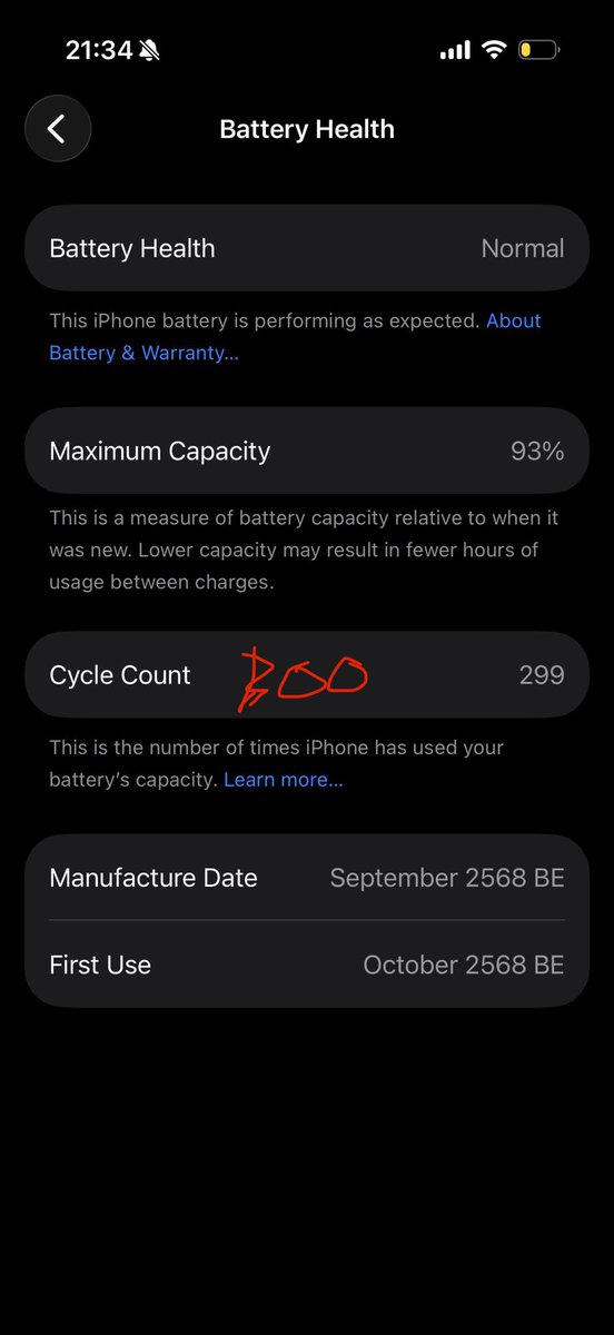 jabellom's tweet photo. ขาย iphone 17 pro สี silver 256gb
สุขภาพแบต 93% 
สภาพตามในรูปขอดูเพิ่มเติมได้ค่า
มีกล่อง+อุปกรณ์ให้ 
 
ส่งต่อ 35,000 บาท สนใจดูพตได้นะคะ
นัดรับวันนี้ได้เลยนะคะ เซนเวิล/สยาม/mbk หรือตามแนว bts ค่ะ

#ส่งต่อไอโฟน #ขายไอโฟนมือสอง #ส่งต่อ17pro https://t.co/QtNVgolxd9