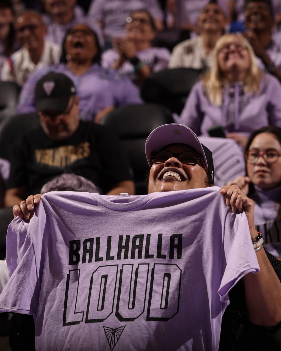 WNBA's tweet photo. "I loved it...we definitely owe Ballhalla a big thank you for tonight"

Gabby Williams sounds off on the energy in the Bay tonight that helped the @valkyries secure the BIG win. 🫶

2026 WNBA Playoffs presented by Google Pixel | @madebygoogle https://t.co/JQLadKl8pU