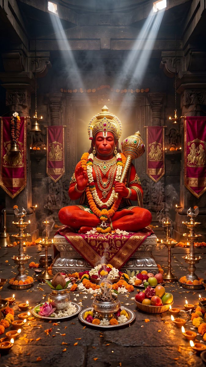 _vatsalasingh's tweet photo. Jai Hanuman, king of devotion. https://t.co/c62YaWsDST