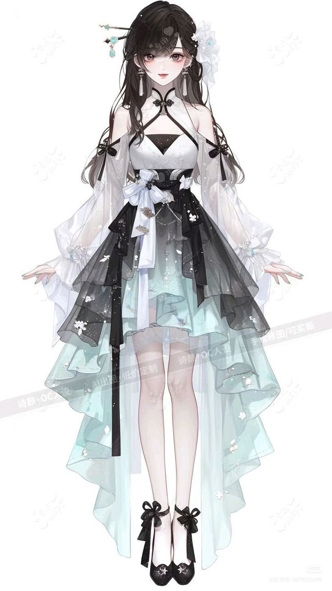 laavenderglitch's tweet photo. I imagine himeno wearing something like this to the doll festival. And since himeno is usually wearing long sleeves and long skirts, August makes her this and enjin is omg this is the most i seen of her https://t.co/O8mR13Y18v