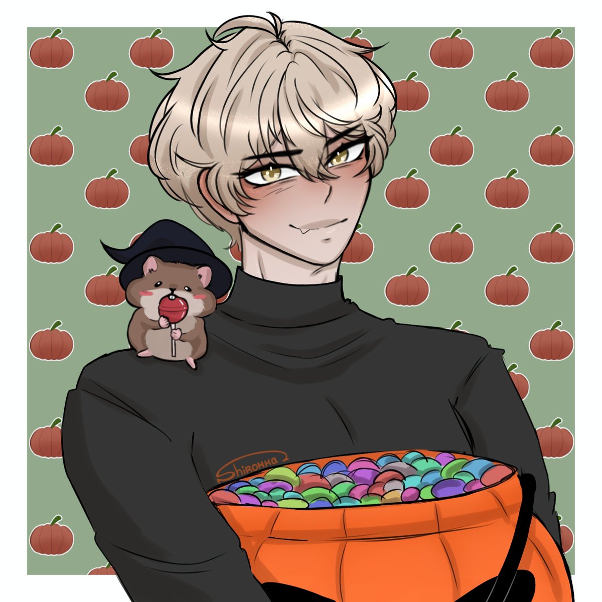 shir0_Mka's tweet photo. Dia 2: Dulces🍬

Gams con los gamsitos✨

#GamsiTober #Gamsart https://t.co/5lQ0zOS4Is
