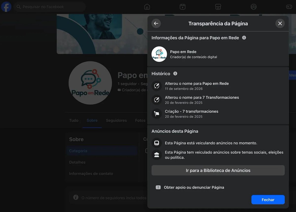 david_agape_'s tweet photo. Começou a queima de arquivo. Após a nossa reportagem, o perfil da Papo em Rede foi tirada do ar.

Página era ponta solta que conectava a campanha fantasma contra Flávio Bolsonaro (@FlavioBolsonaro) e o programa de governo de Maduro.

Mal sabem eles que isso pode ser facilmente recuperado pro via judicial.
https://t.co/f5nug1VhUO