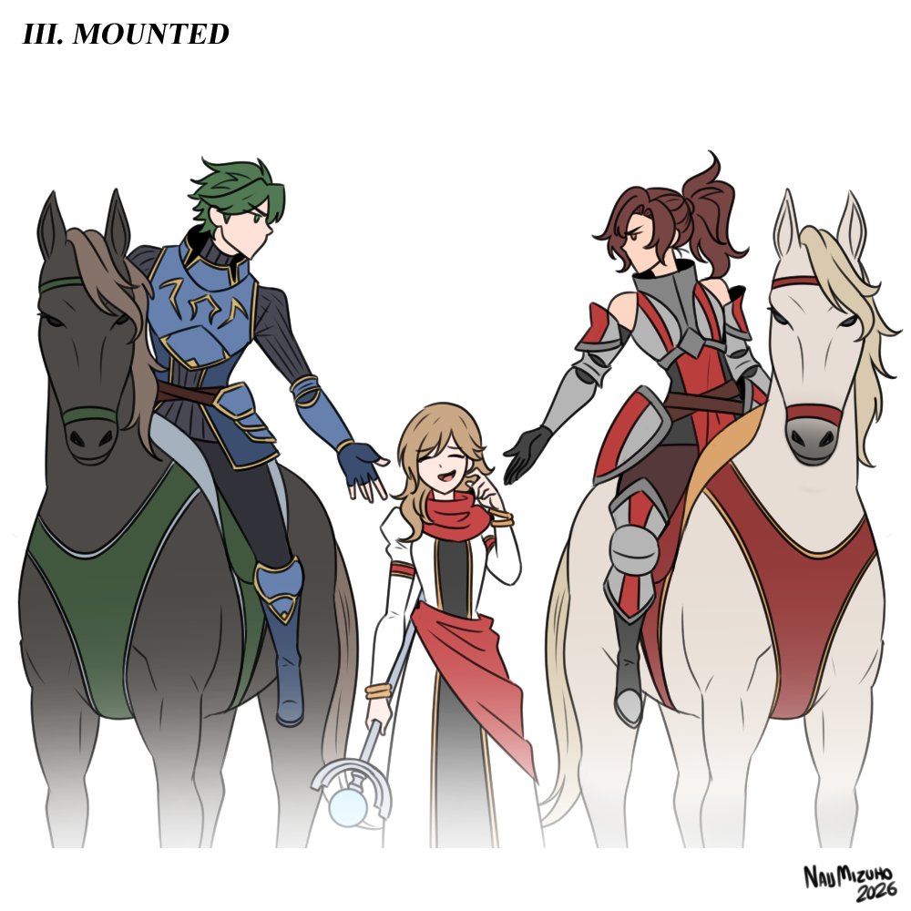 NaijMizuho's tweet photo. UNITY INKTOBER
3) Mounted
#FireEmblemUnity https://t.co/XFpOMILuOD