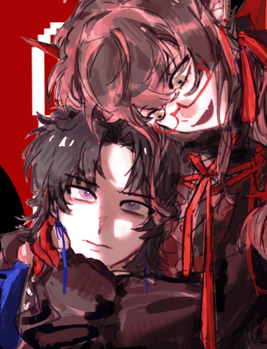 APieceCake17's tweet photo. ＃potpc ＃slipperyhc 
＃lookout3d 
画了一下马师傅家的设定 https://t.co/y7denDvrom