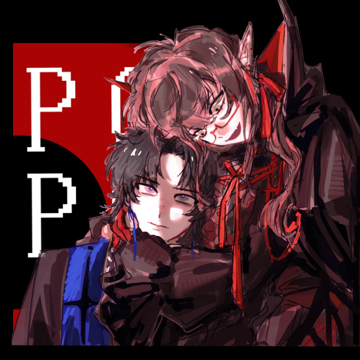 APieceCake17's tweet photo. ＃potpc ＃slipperyhc 
＃lookout3d 
画了一下马师傅家的设定 https://t.co/y7denDvrom