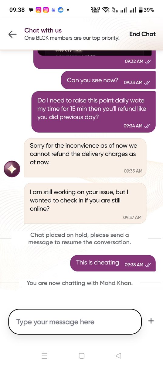 Dhvaneel5's tweet photo. @Swiggy @SwiggyCares @swiggydesign @SwiggyTech Here are more screenshots demonstrating your mediocrity. https://t.co/MRwPtzePUo