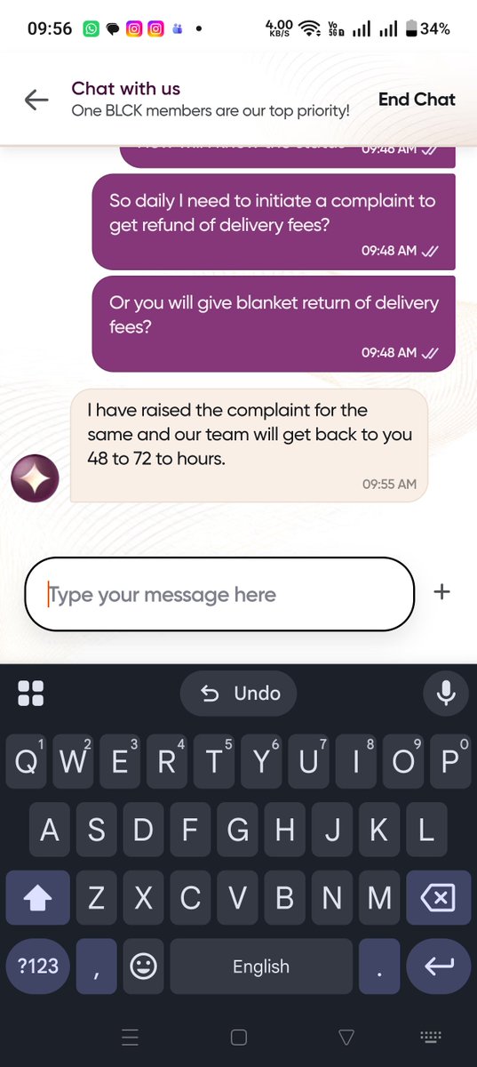 Dhvaneel5's tweet photo. @Swiggy @SwiggyCares @swiggydesign @SwiggyTech Here are more screenshots demonstrating your mediocrity. https://t.co/MRwPtzePUo
