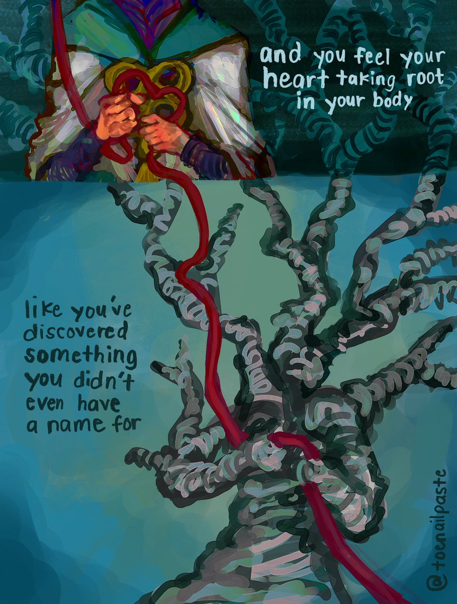 toenailpaste's tweet photo. my orufrey rendition of richard's siken's poem "you are jeff" 

#witchhatatelier #whaspoilers https://t.co/vQlzy46OHy