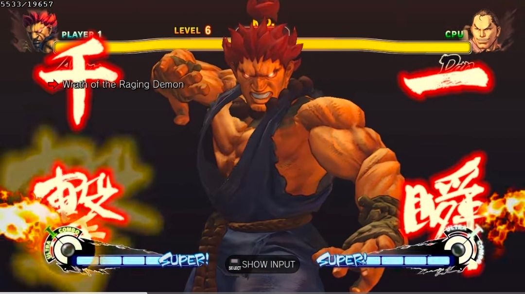ToolAssistedRun's tweet photo. Check out this [PS3] Ultra Street Fighter 4 TAS, featuring Akuma's coolest moves! Entirely made with #Chimera ! https://t.co/jFtSdlfS0K https://t.co/2HFkopU5R6