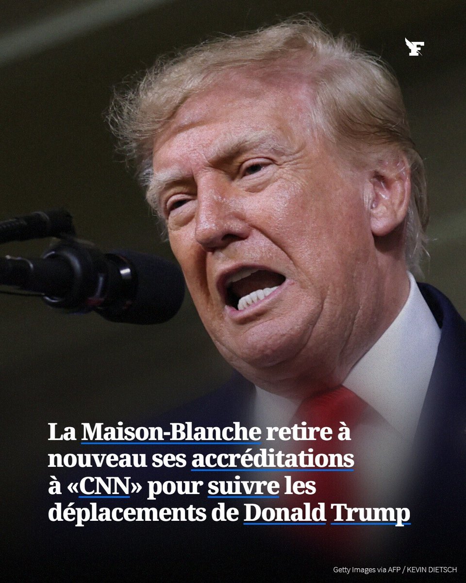 Le_Figaro's tweet photo. États-Unis : la Maison-Blanche retire ses accréditations à CNN pour la deuxième fois de la semaine → https://t.co/7BM9iRb1Wl https://t.co/hhg2JvOEin