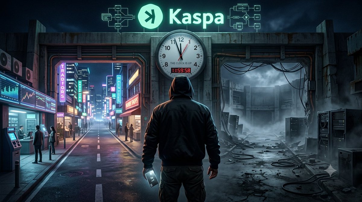 HashAndPower's tweet photo. Wallet #1, the clock is up.⏱️

The protocol is ready.
From here, adoption is the only thing that separates a winner from a ghost chain. 

Tell us who you are.
Tell us why you stacked.
$KAS https://t.co/9O5Z75ROuZ