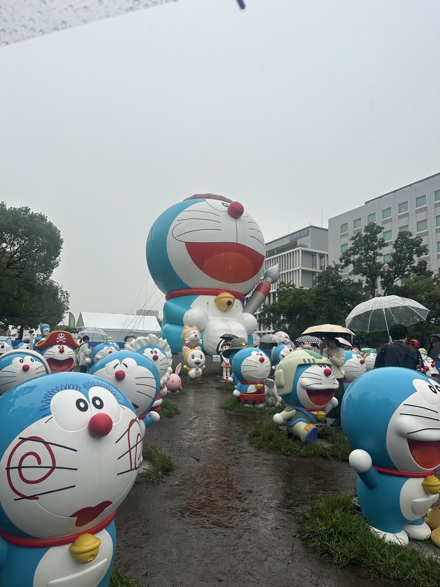 a_hf6o's tweet photo. そういえば9月末までだったからドラえもんに会ってきたんだった https://t.co/JfO8Rq6fDg