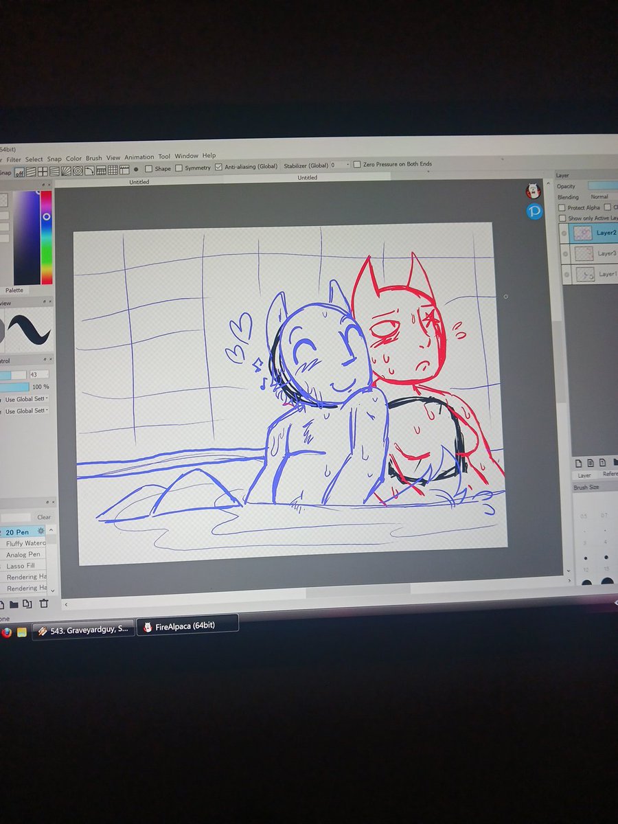 kedamonokisser's tweet photo. Sketch doneee awawaw so cute just letting our shi hang
#yumetwt https://t.co/SRBccLB4xU