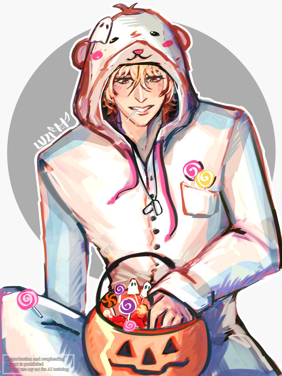 Luzi_art's tweet photo. Día 2: Dulcesss 🍭😋 #Gamsitober #Gamsart https://t.co/LH8XhH6V4z