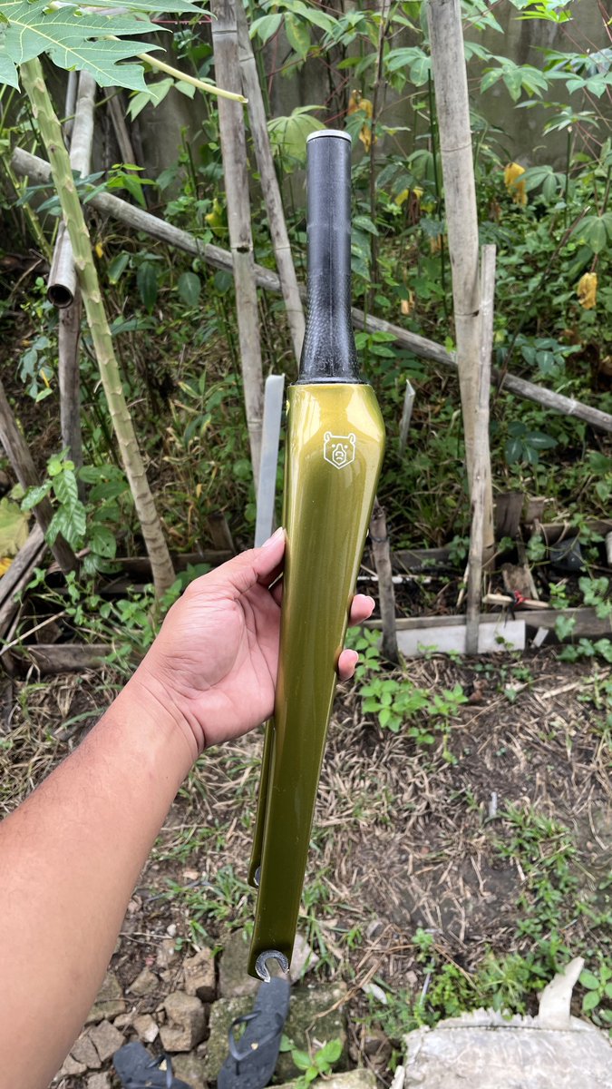 4yam_Ganteng's tweet photo. Frameset Borneotrack 2018 Semi Persuit
Size 52
Alu 7005 dedacciai
Paintchip no dent
7500K

Fork dapet 2 full carbon tapperd
- Fork bawaan borneotrack hitam (terpasang)
- Fork skream senada warna frameset

#fnfjb https://t.co/fai4jKTpum