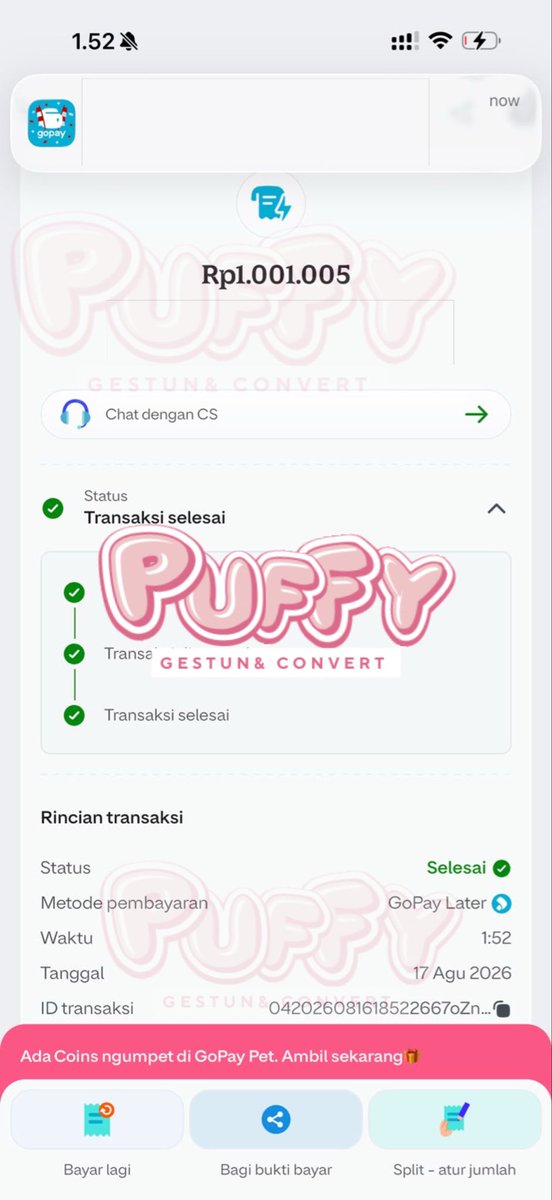 youfrsel's tweet photo. Gestun langsung cair fee 7% bisa limit yup paylater, CC, bca Paylater, dana  cicil, kredivo, gopaylater, Indodana, spaylater, atome, blibli, allo bank cair hitungan menit 🐰 https://t.co/FyZEl9xogh