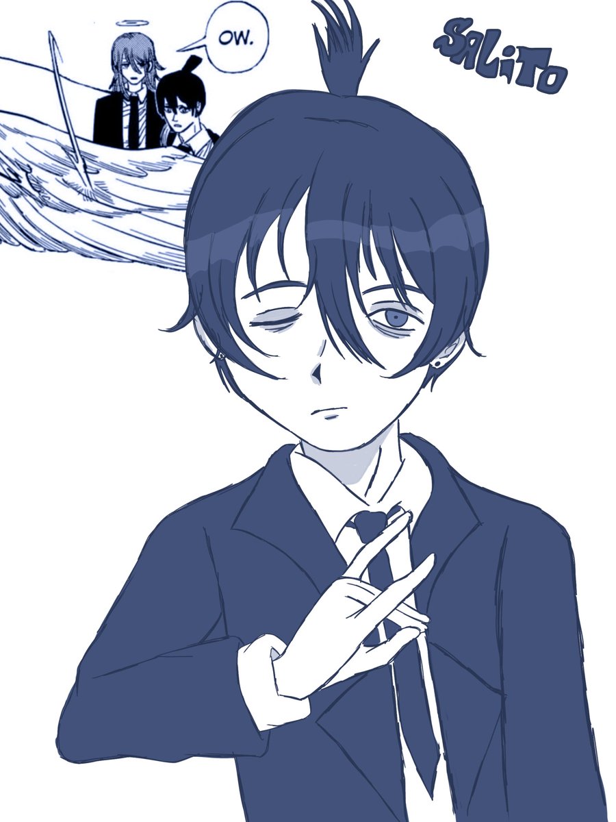 WeirdSalitoo's tweet photo. #CSMTOBER DAY- 3
HAYAKAWA AKI 

PRETTY BOYY https://t.co/pOAgM1dfEu