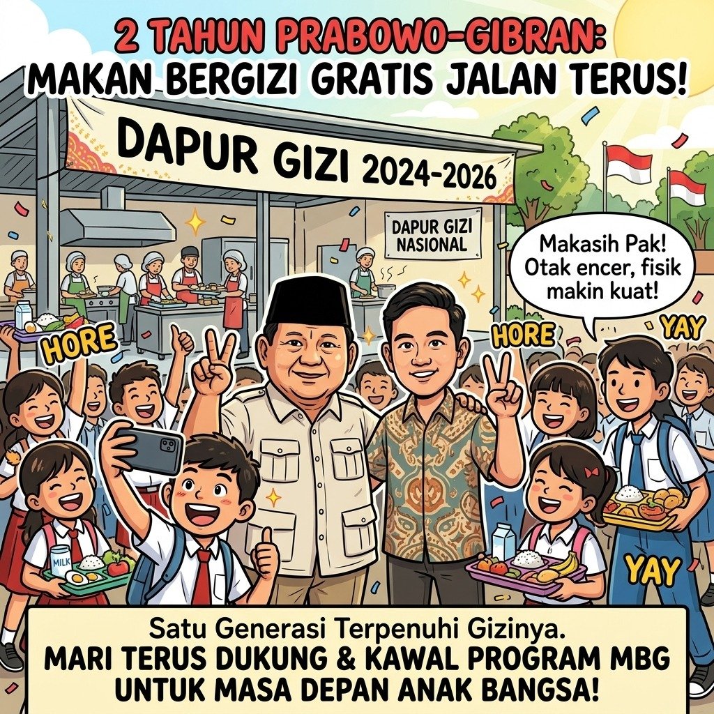 PesulapCepak's tweet photo. 2 Tahun kinerka Pemerintahan Prabowo-Gibran banyak membawa perubahan untuk Indonesia https://t.co/b7FDjg0qBo