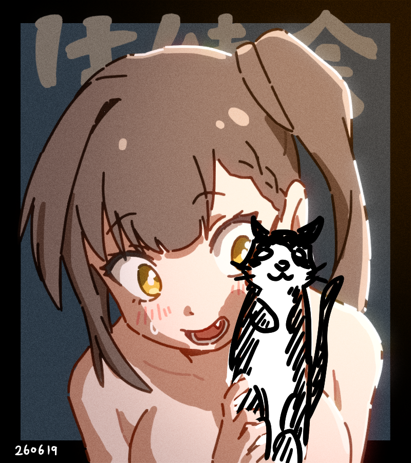 shikin_dream's tweet photo. 期待学生会的tv动画…涂鸦猫猫 
#生徒会にも穴はある  #アニメ生穴る https://t.co/rH5kIvvPgd