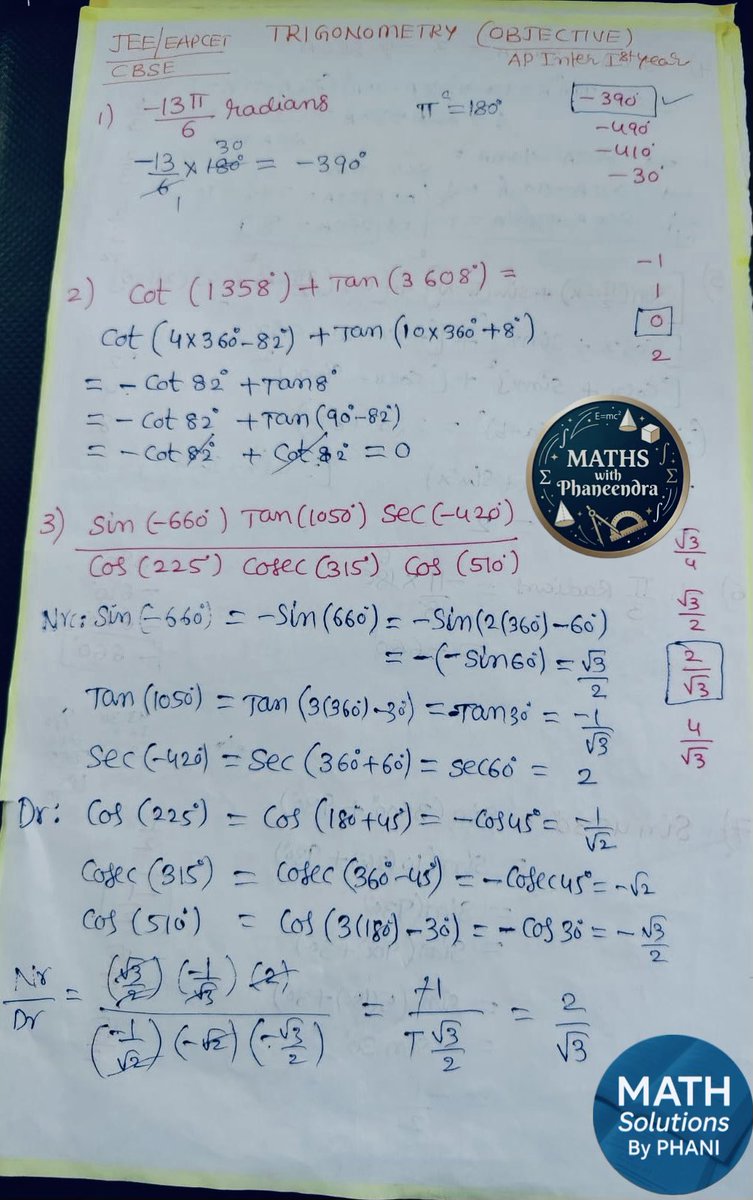 av_phaneendra's tweet photo. #trigonometry #eapcet #jeemains #viitee #nda #bitsat https://t.co/LI3g3zuPqu